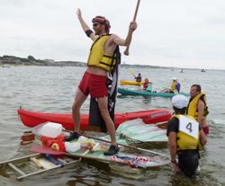 The winners of the 2011 Build Your Own Boat Race Best Costume Category. PCCS image.