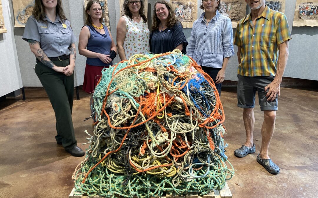 Art Exhibits Feature Ghost Gear Collected from Cuttyhunk Beaches
