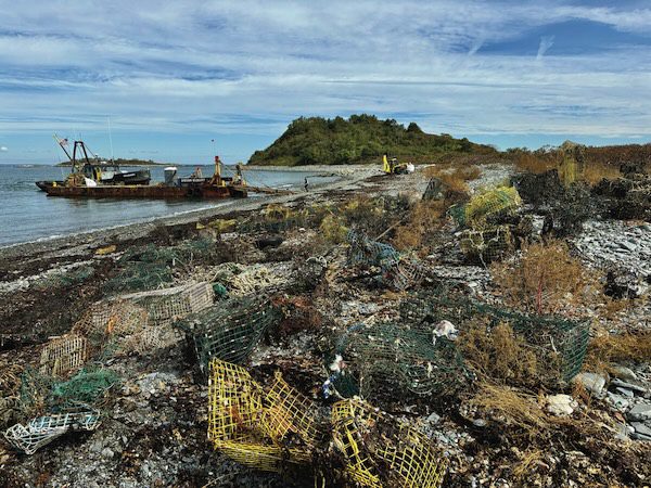 Great Brewster Island Cleanup: Lobster Traps