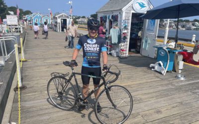 Vincent James Embarks on “Coast to Coast for Coastal Studies” Bike Ride